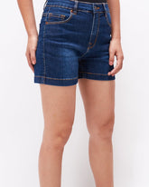 MOI OUTFIT-Zippered Closure Lady Short Jeans 14.50